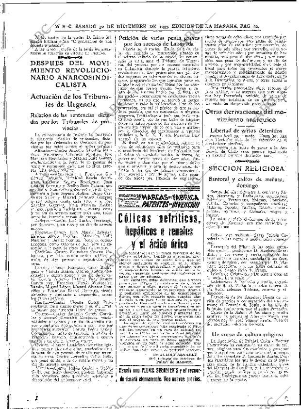 ABC MADRID 30-12-1933 página 32
