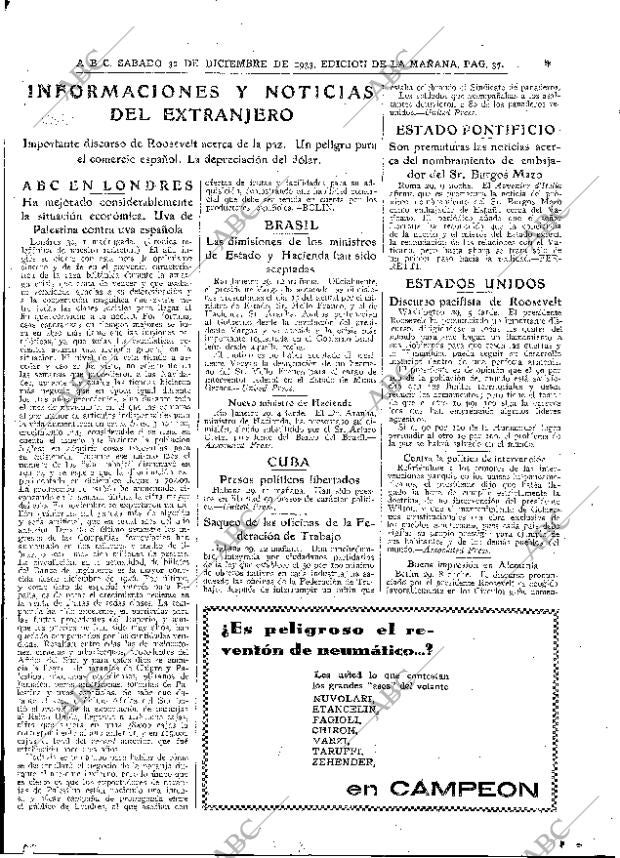 ABC MADRID 30-12-1933 página 37