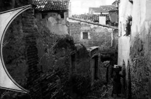 Ruinas de la casa donde Nació Raquel Meller en la calle Angosta de san Atilano...