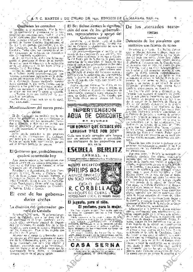 ABC MADRID 02-01-1934 página 24