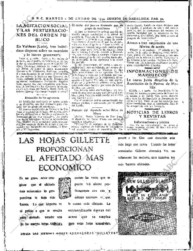 ABC SEVILLA 02-01-1934 página 28