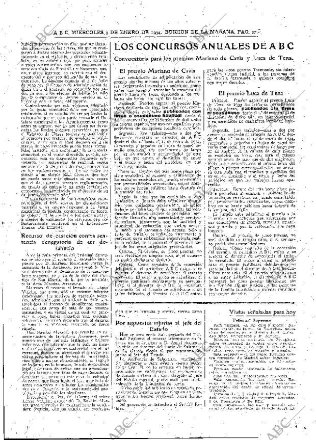 ABC MADRID 03-01-1934 página 21