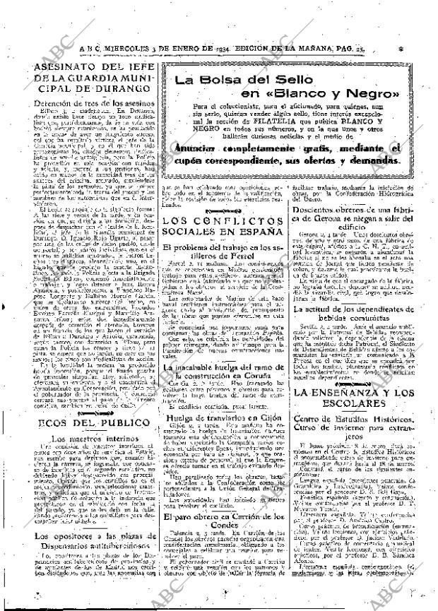 ABC MADRID 03-01-1934 página 25