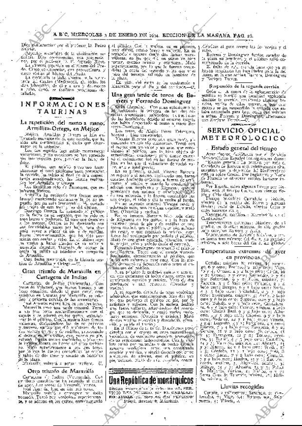 ABC MADRID 03-01-1934 página 26
