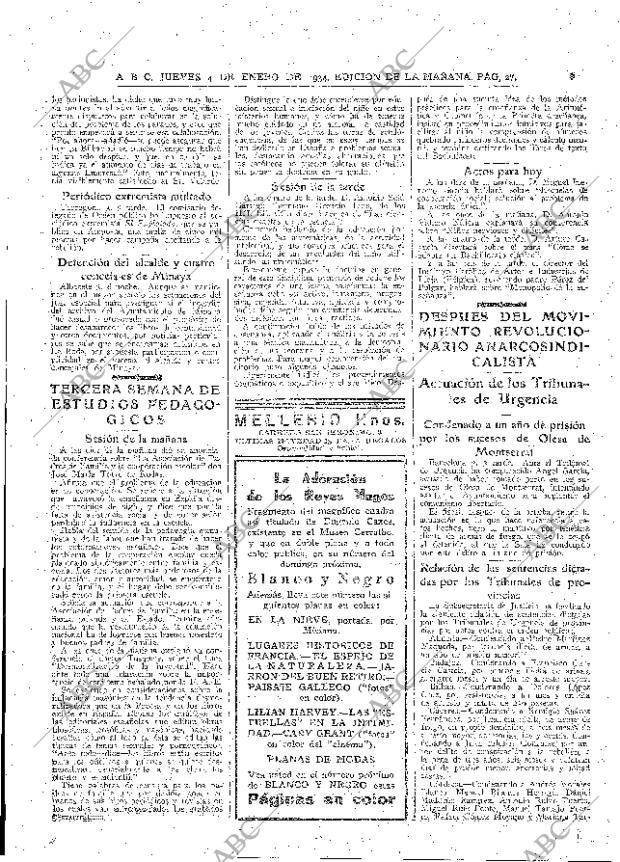 ABC MADRID 04-01-1934 página 27