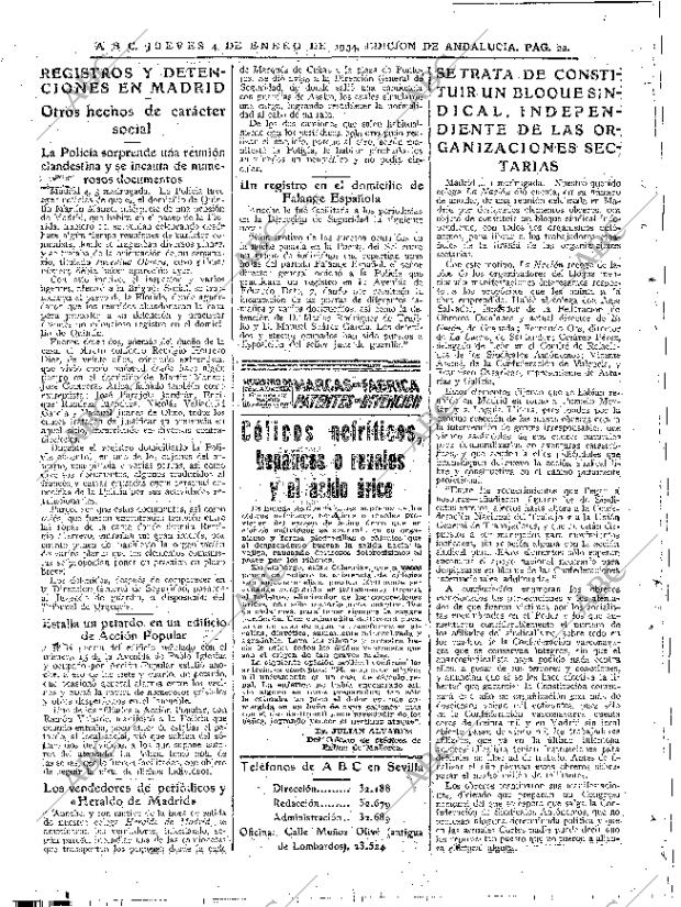 ABC SEVILLA 04-01-1934 página 22
