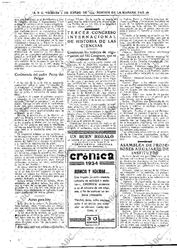 ABC MADRID 05-01-1934 página 28