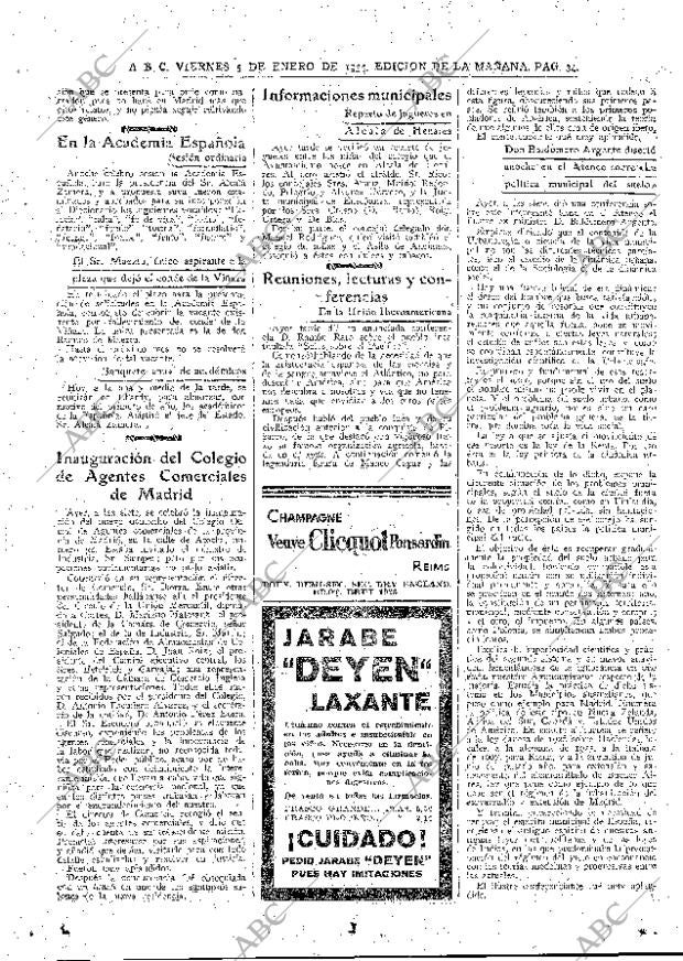 ABC MADRID 05-01-1934 página 34