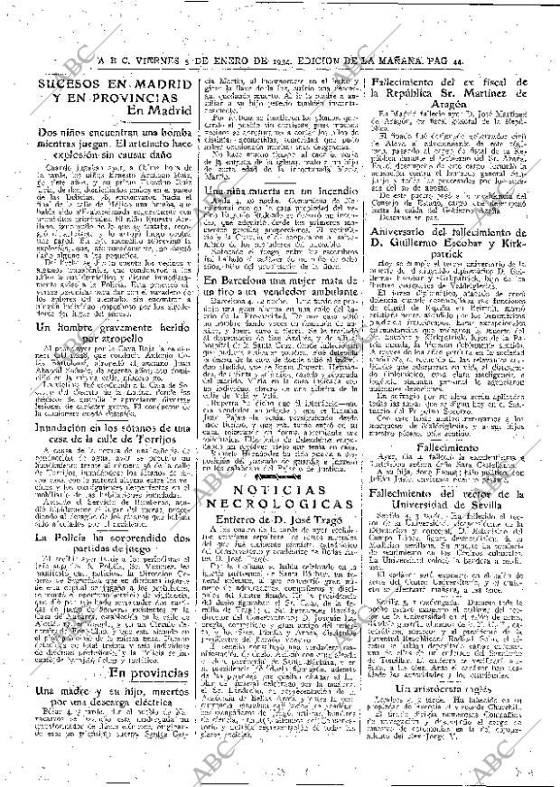 ABC MADRID 05-01-1934 página 44