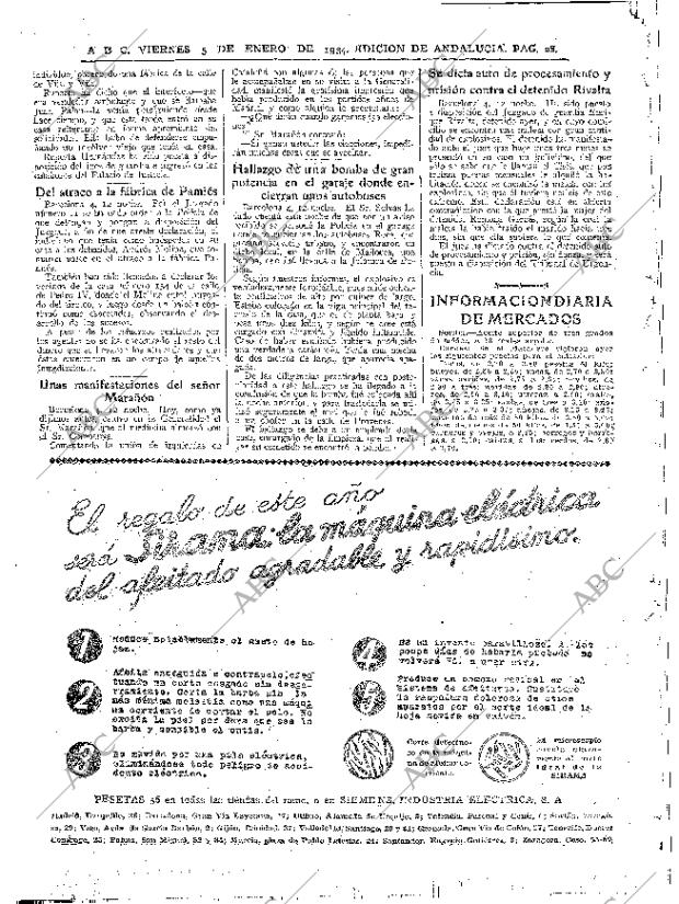 ABC SEVILLA 05-01-1934 página 28