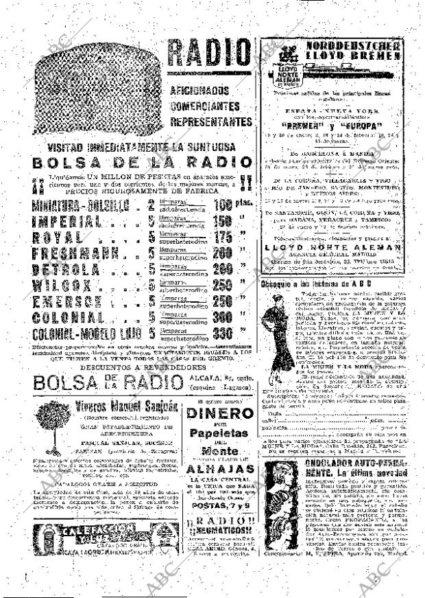 ABC MADRID 06-01-1934 página 2