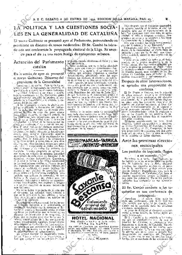 ABC MADRID 06-01-1934 página 29