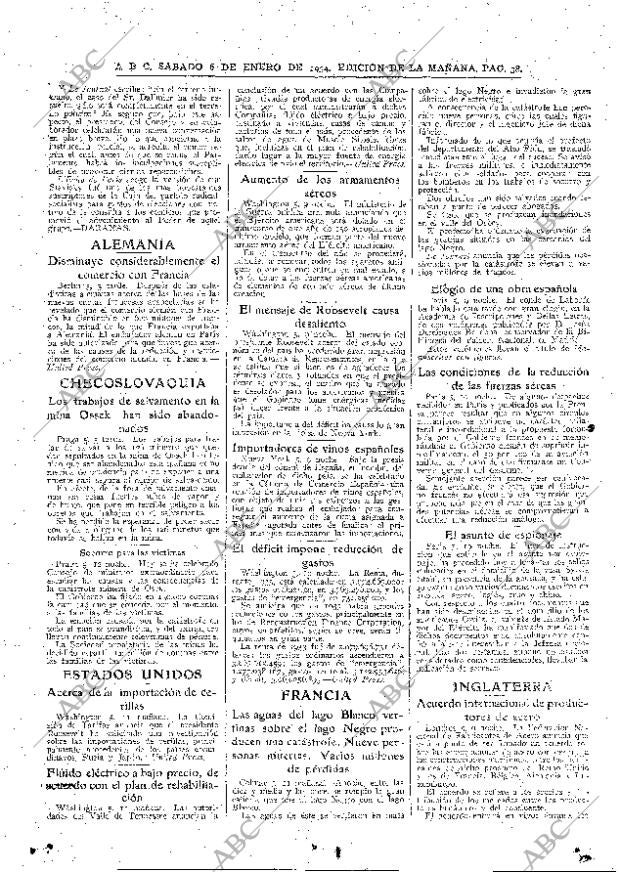 ABC MADRID 06-01-1934 página 38