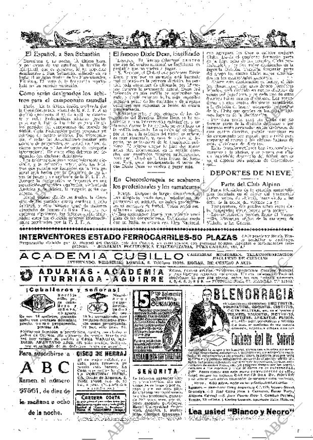 ABC MADRID 06-01-1934 página 50