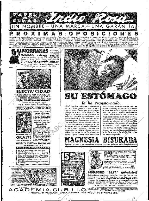 ABC SEVILLA 07-01-1934 página 45