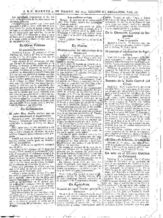 ABC SEVILLA 09-01-1934 página 16