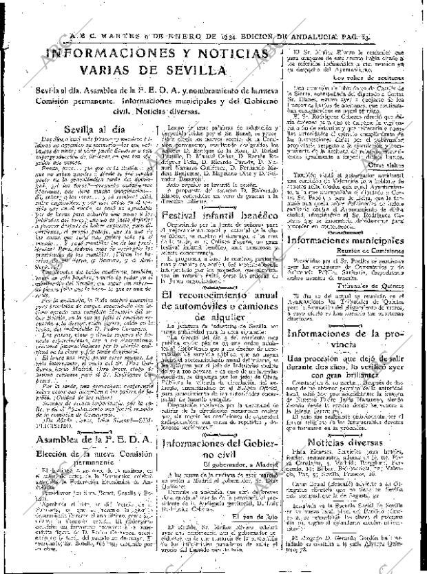 ABC SEVILLA 09-01-1934 página 23