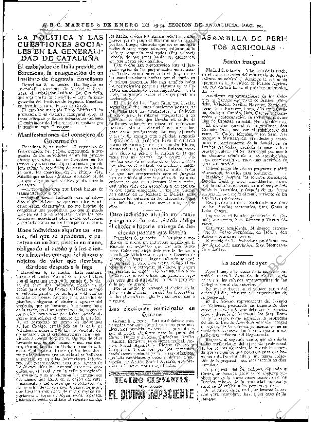 ABC SEVILLA 09-01-1934 página 29