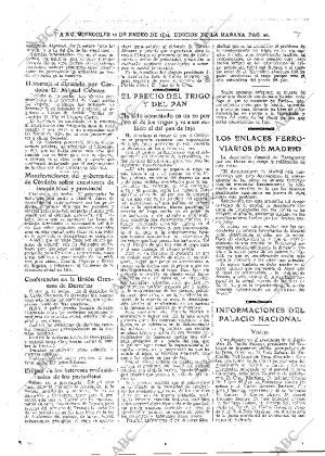 ABC MADRID 10-01-1934 página 20
