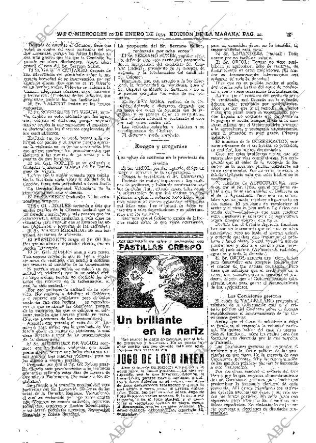 ABC MADRID 10-01-1934 página 22