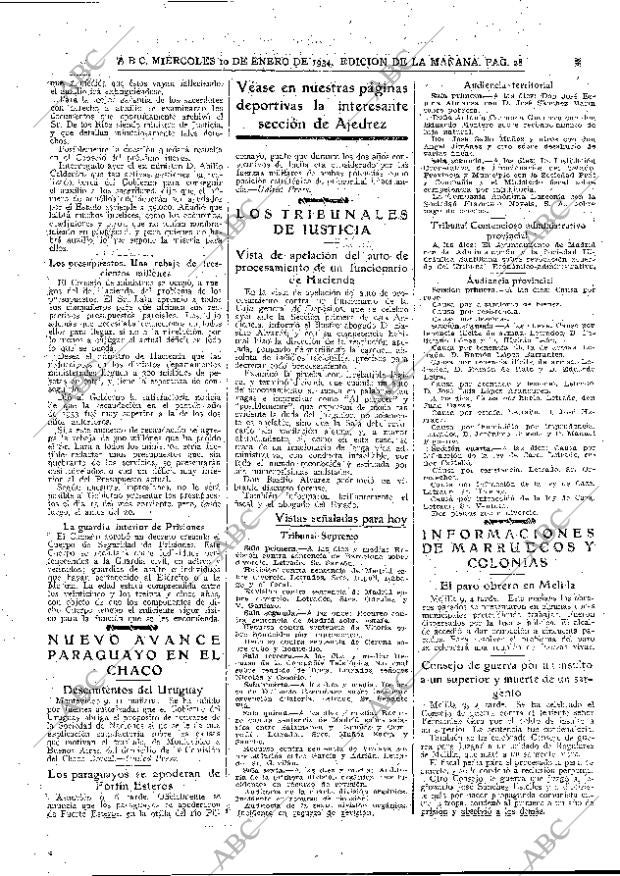 ABC MADRID 10-01-1934 página 28