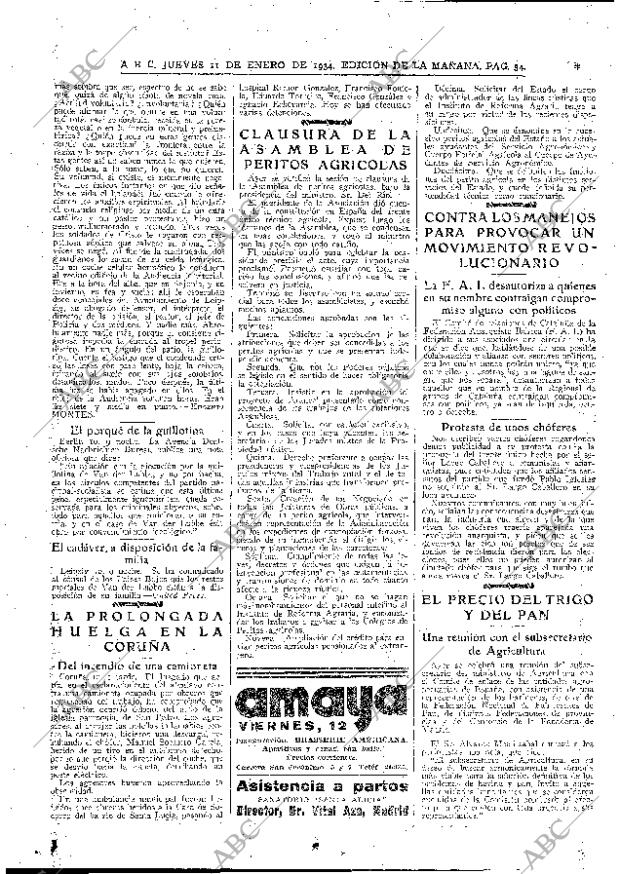 ABC MADRID 11-01-1934 página 34