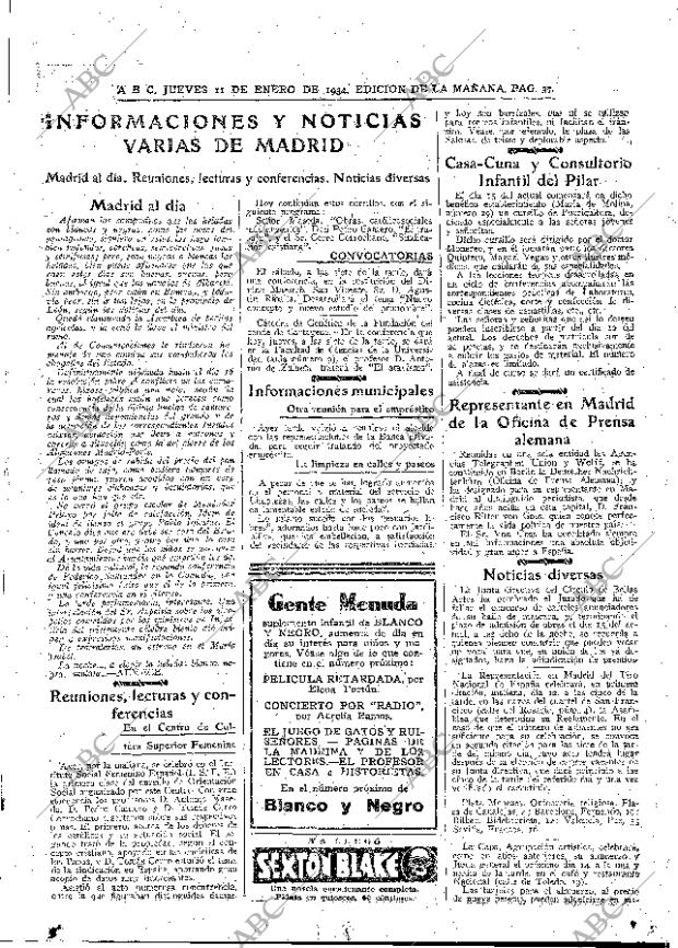 ABC MADRID 11-01-1934 página 37