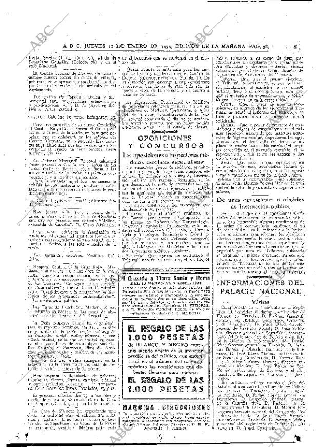 ABC MADRID 11-01-1934 página 38