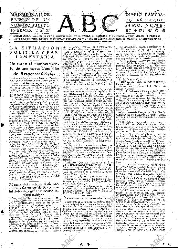 ABC MADRID 13-01-1934 página 15