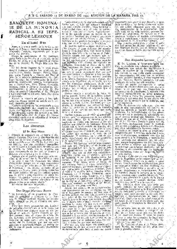 ABC MADRID 13-01-1934 página 17