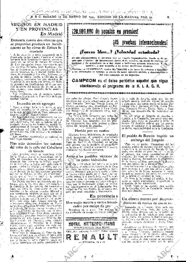 ABC MADRID 13-01-1934 página 39