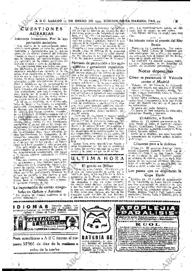 ABC MADRID 13-01-1934 página 44