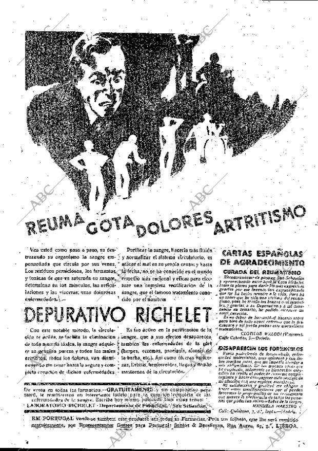 ABC MADRID 14-01-1934 página 22