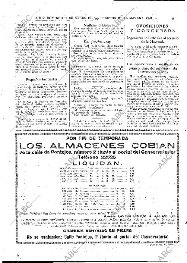 ABC MADRID 14-01-1934 página 34