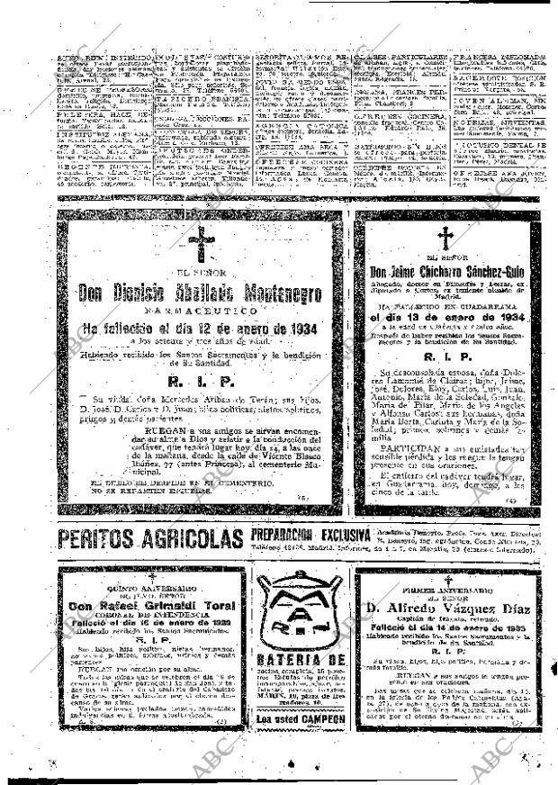 ABC MADRID 14-01-1934 página 60