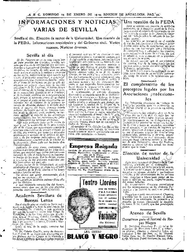 ABC SEVILLA 14-01-1934 página 31