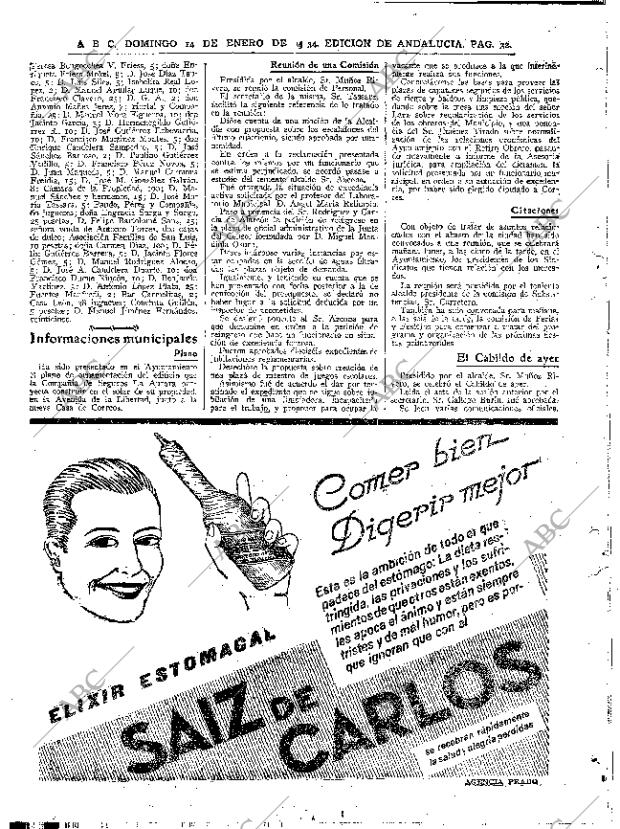ABC SEVILLA 14-01-1934 página 32