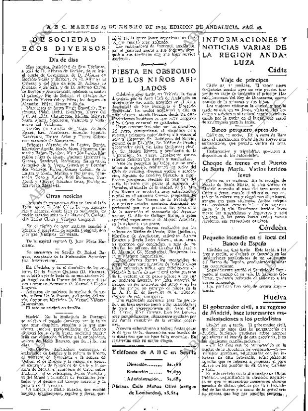 ABC SEVILLA 23-01-1934 página 27