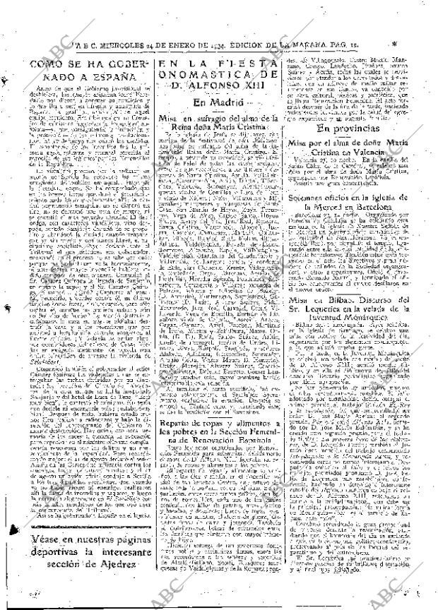 ABC MADRID 24-01-1934 página 19