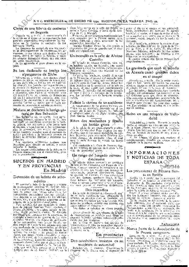 ABC MADRID 24-01-1934 página 42