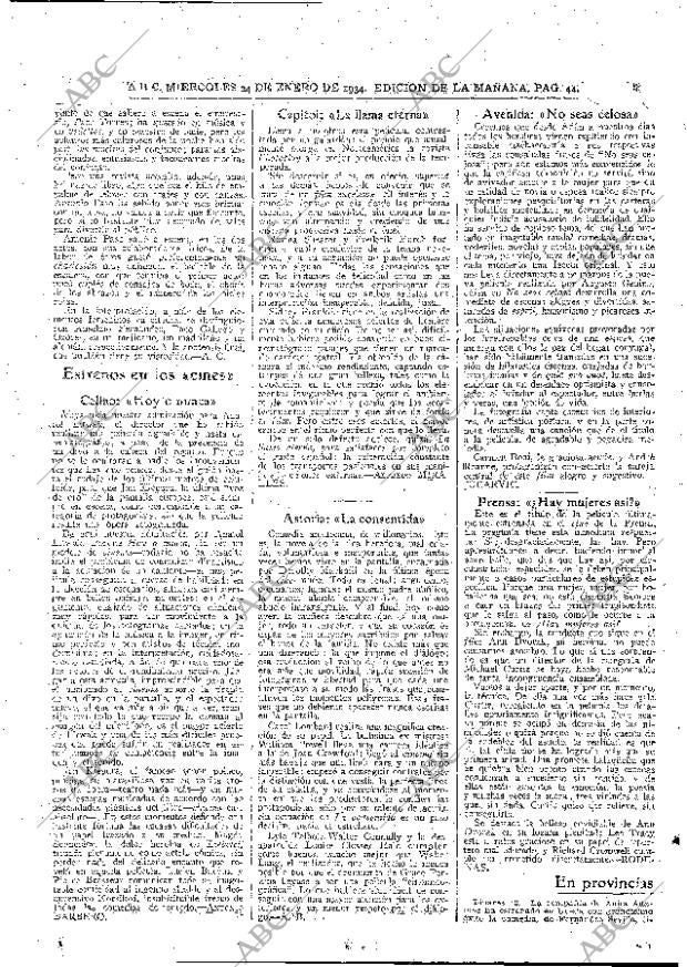 ABC MADRID 24-01-1934 página 44