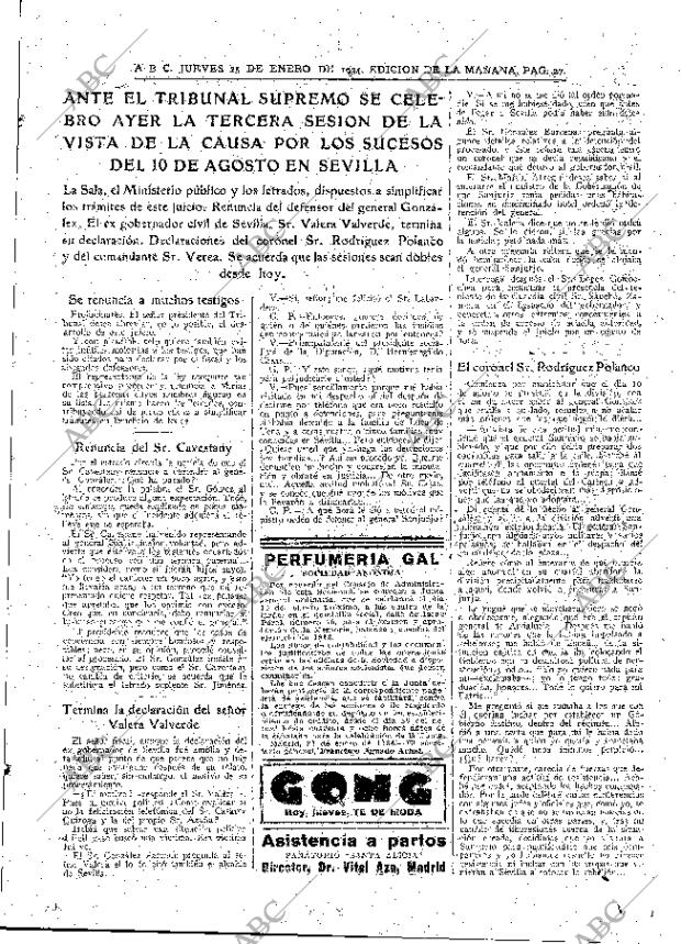 ABC MADRID 25-01-1934 página 27