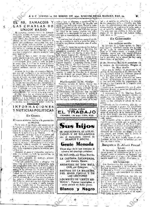 ABC MADRID 25-01-1934 página 29