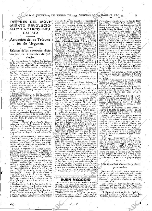 ABC MADRID 25-01-1934 página 33