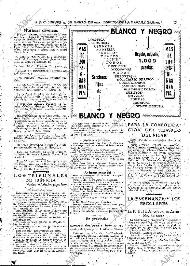 ABC MADRID 25-01-1934 página 37