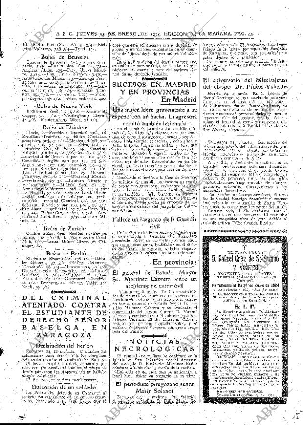 ABC MADRID 25-01-1934 página 45