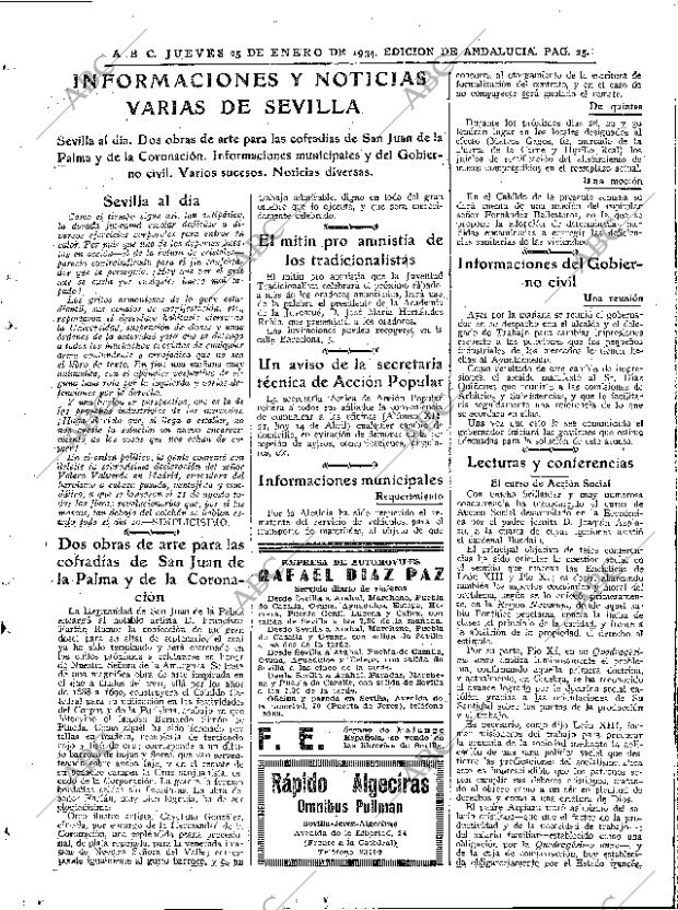 ABC SEVILLA 25-01-1934 página 25