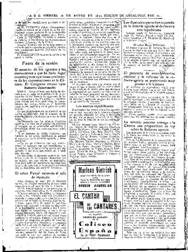 ABC SEVILLA 26-01-1934 página 21