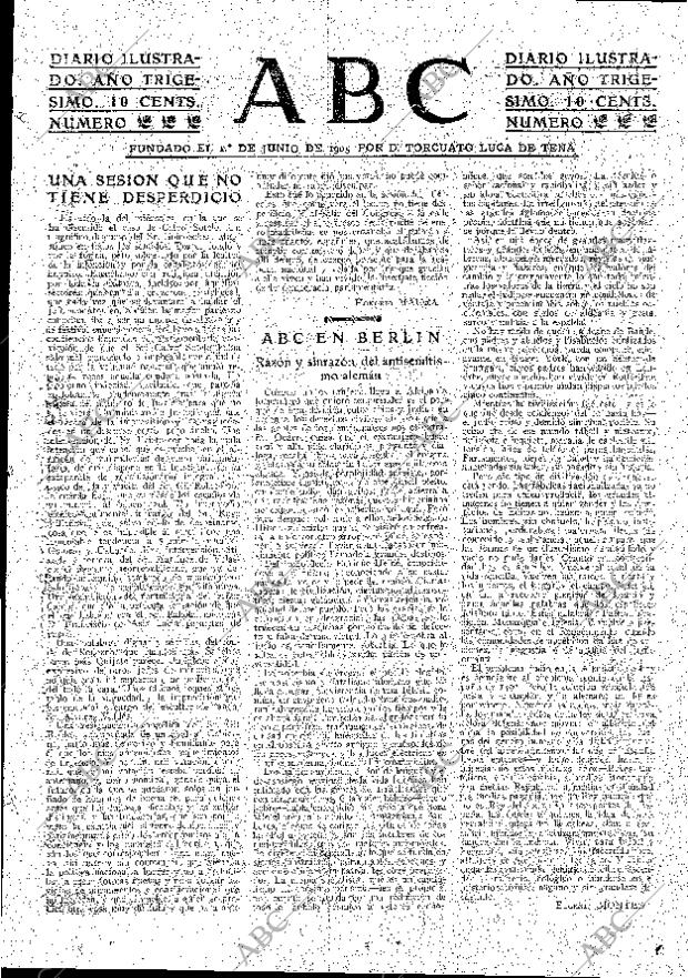 ABC MADRID 27-01-1934 página 3