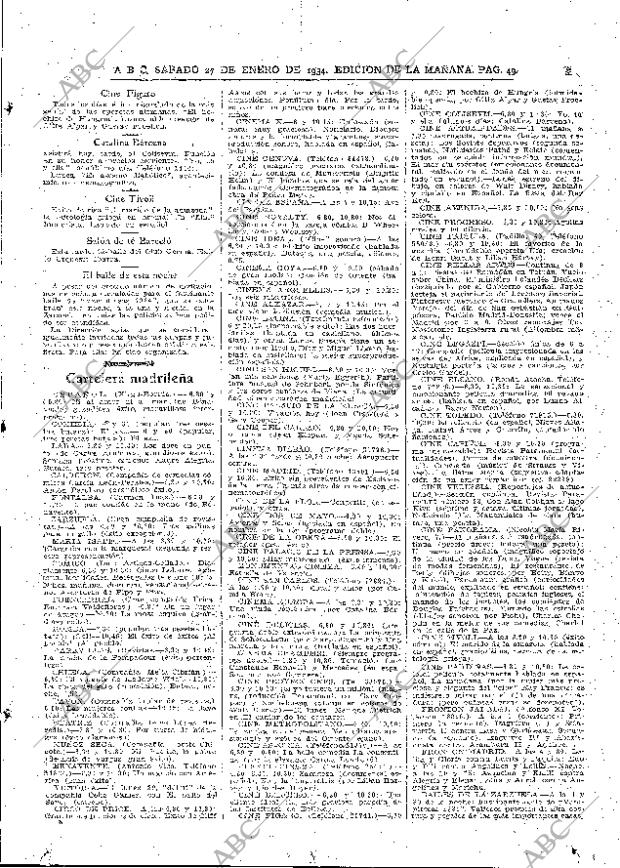 ABC MADRID 27-01-1934 página 49